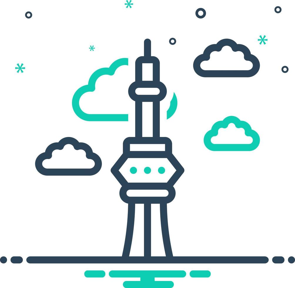 mix icon for toronto vector