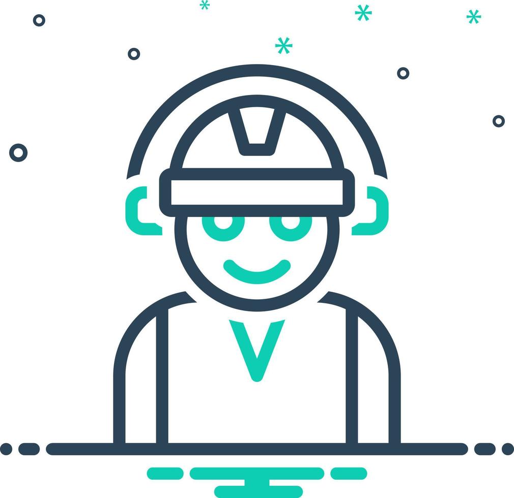 mix icon for marshall vector