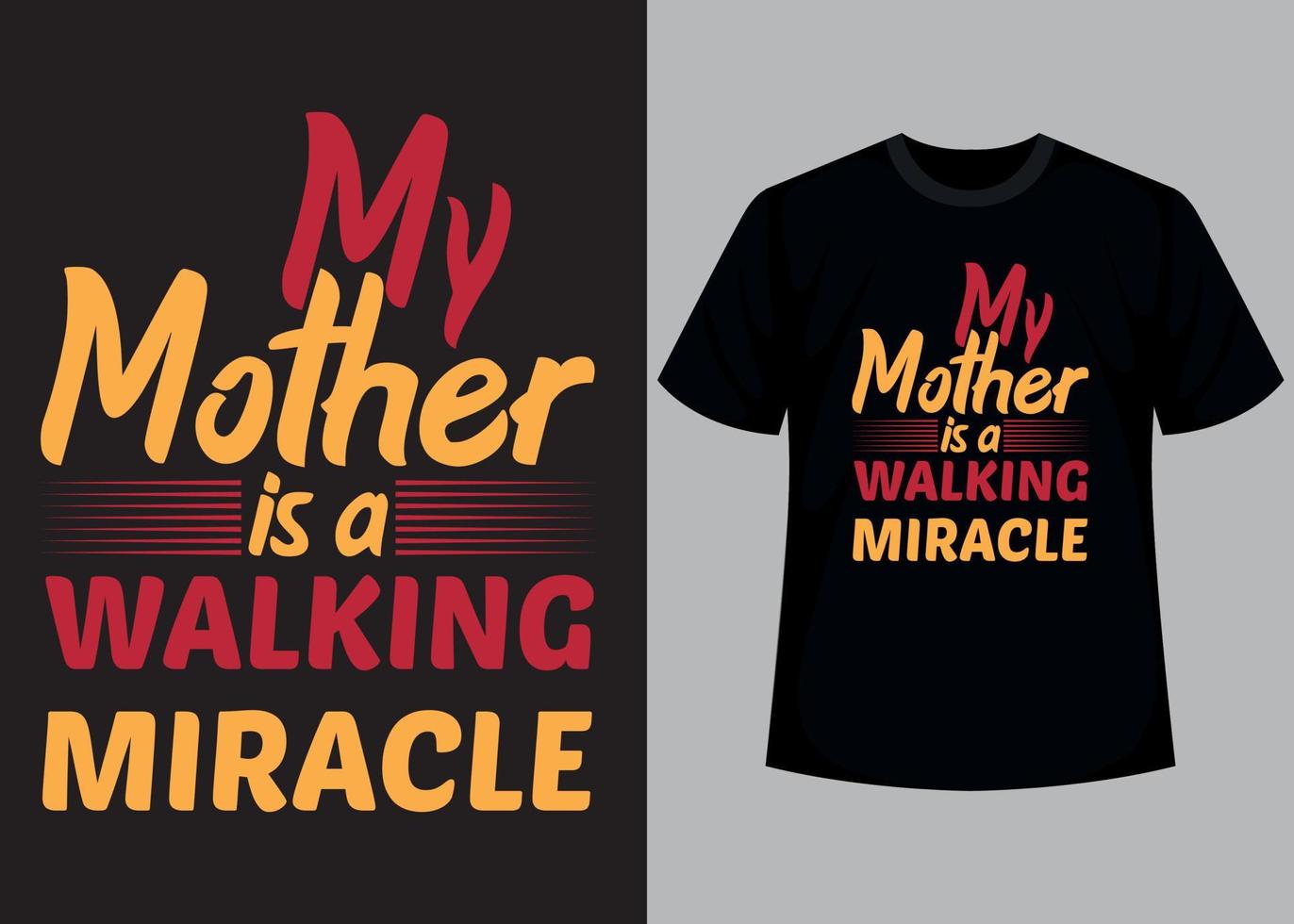 Mothers day typography t shirt design vector