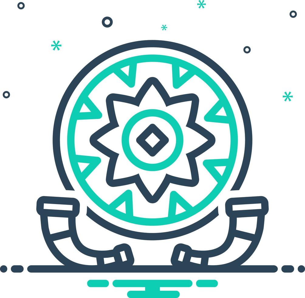 mix icon for bihu vector