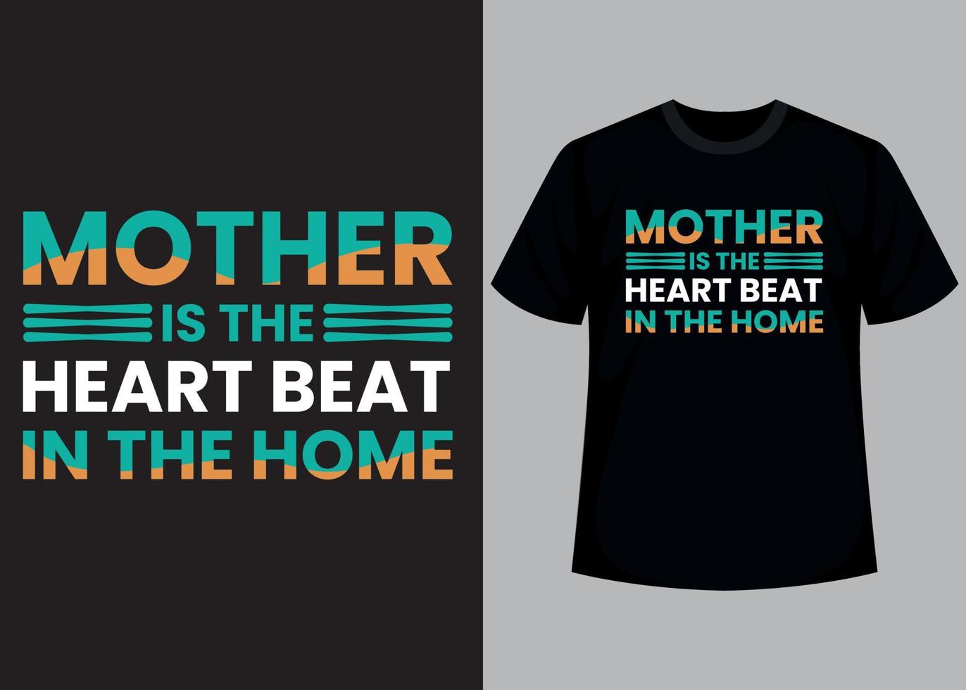 Mothers day typography t shirt design vector