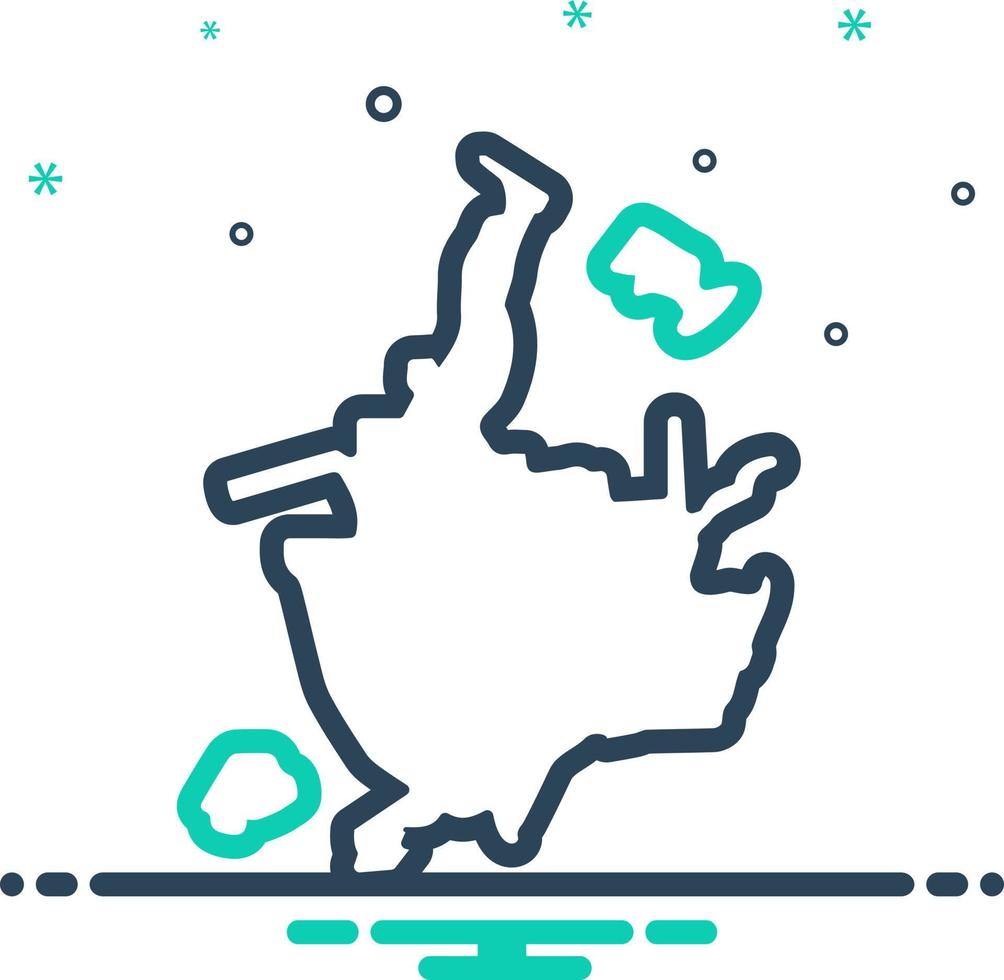 mix icon for rochester vector
