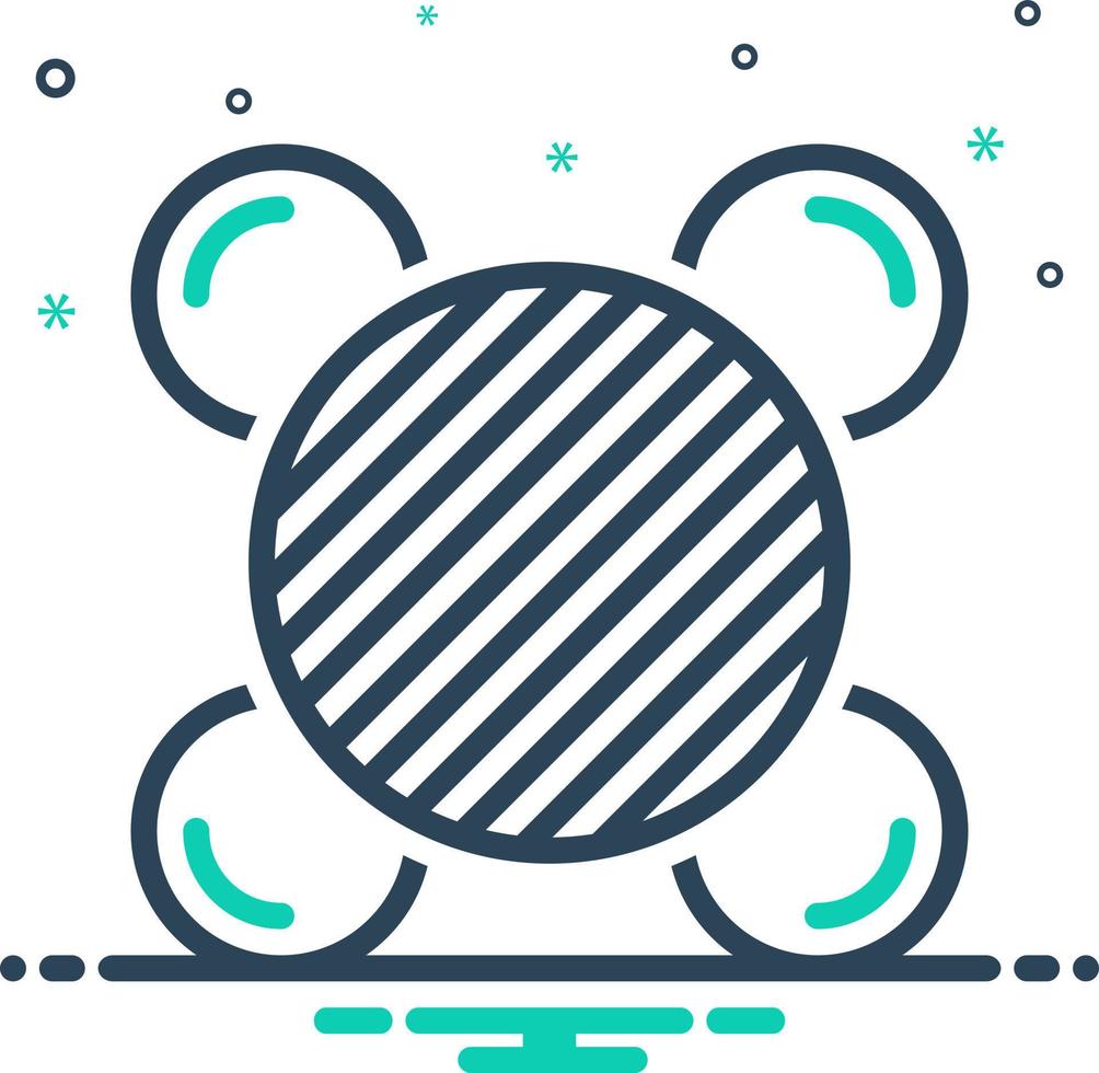 mix icon for variance vector