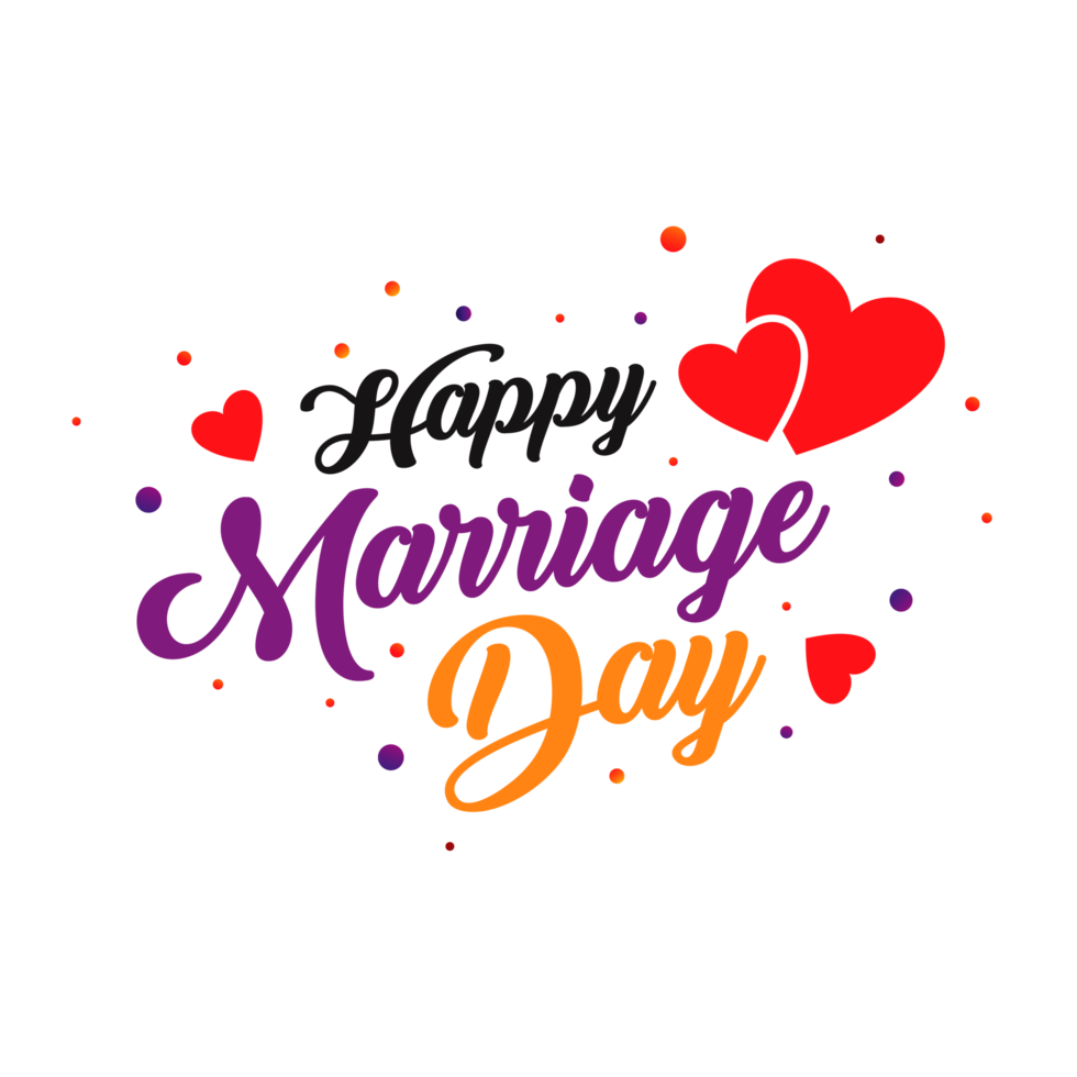 Happy Marriage Day png