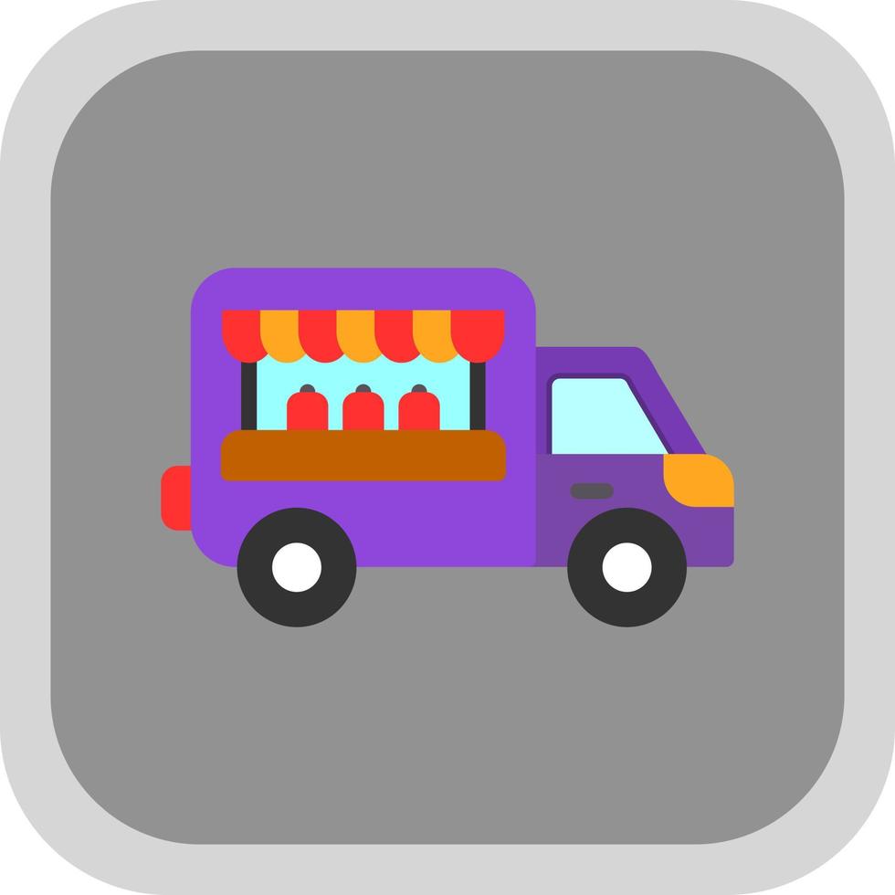 Food Truck Vector Icon Design