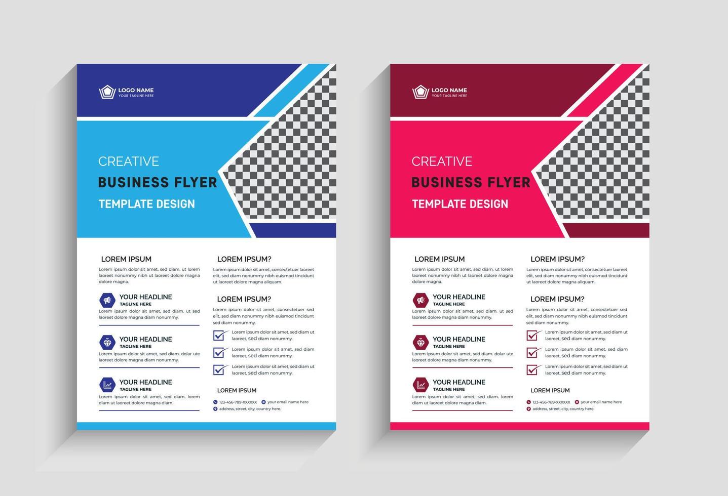 Corporate Flyer Design vector
