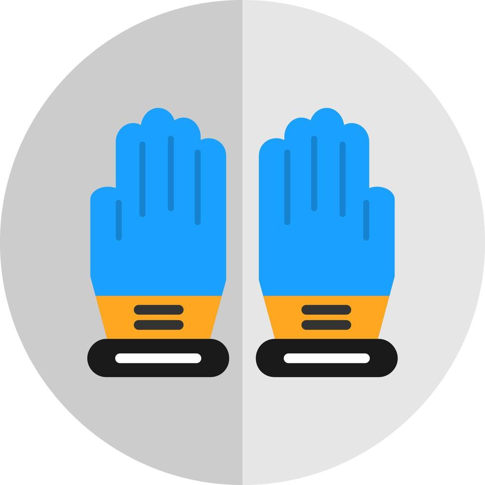 guantes, vector, icono, diseño vector