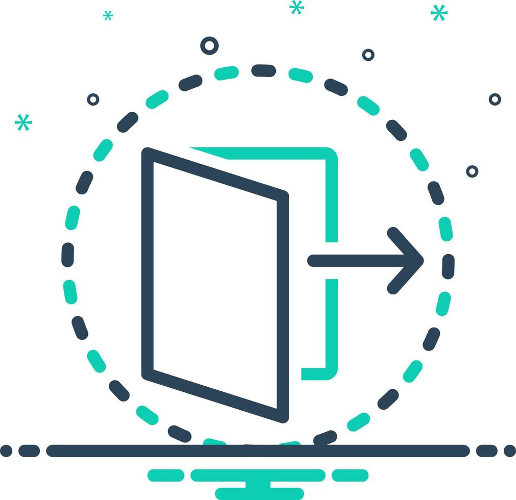 mix icon for threshold vector