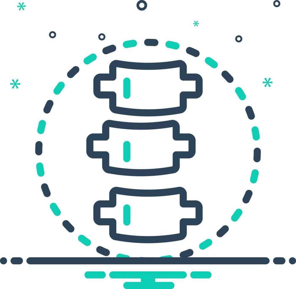 mix icon for spine vector