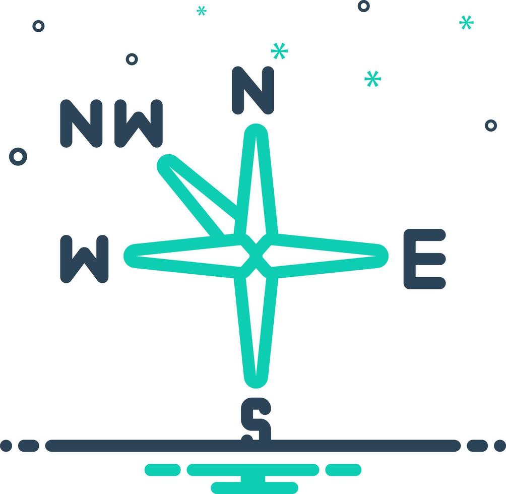 mix icon for northwest vector