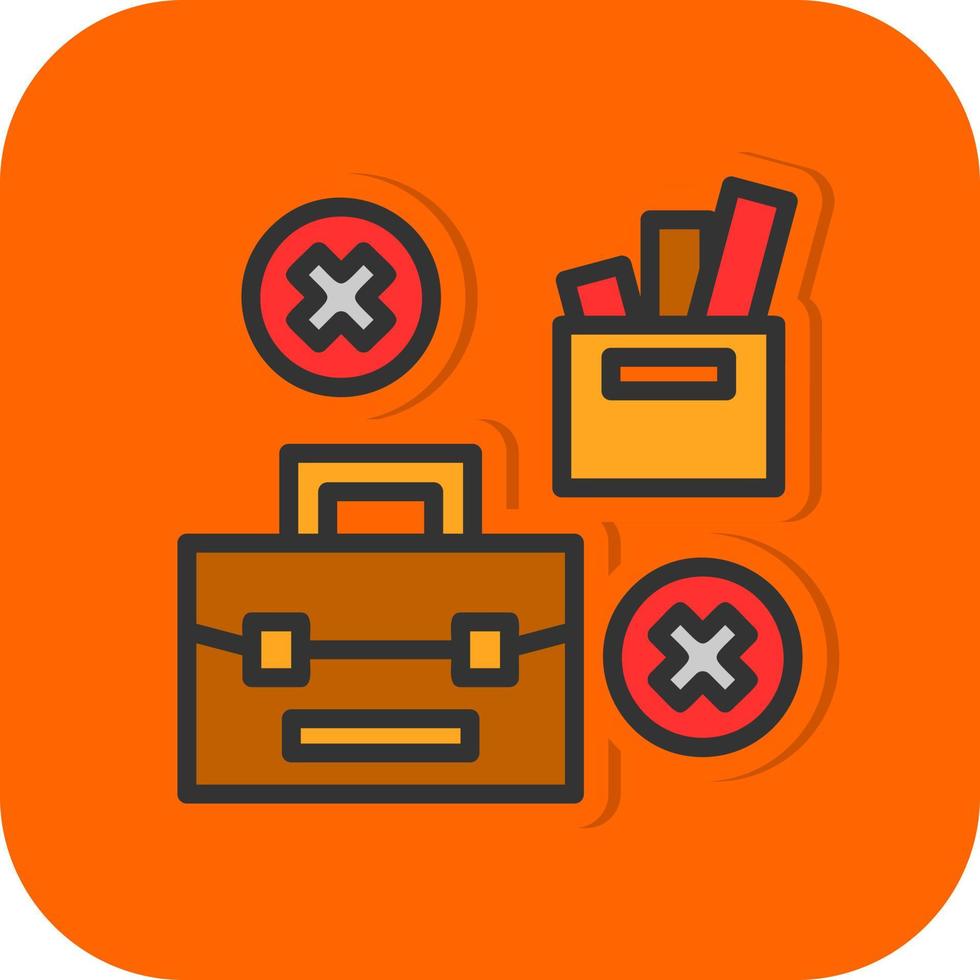 Job Loss Vector Icon Design