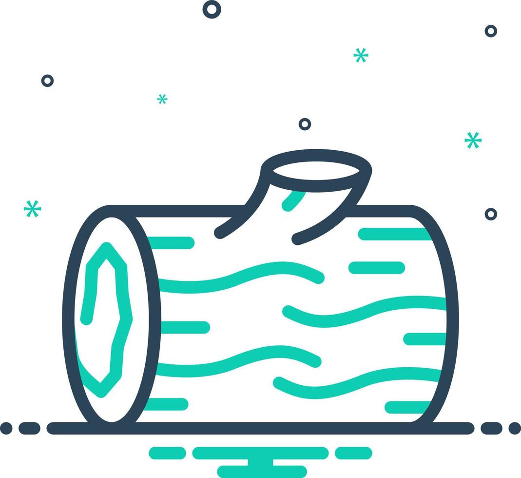 mix icon for wood vector
