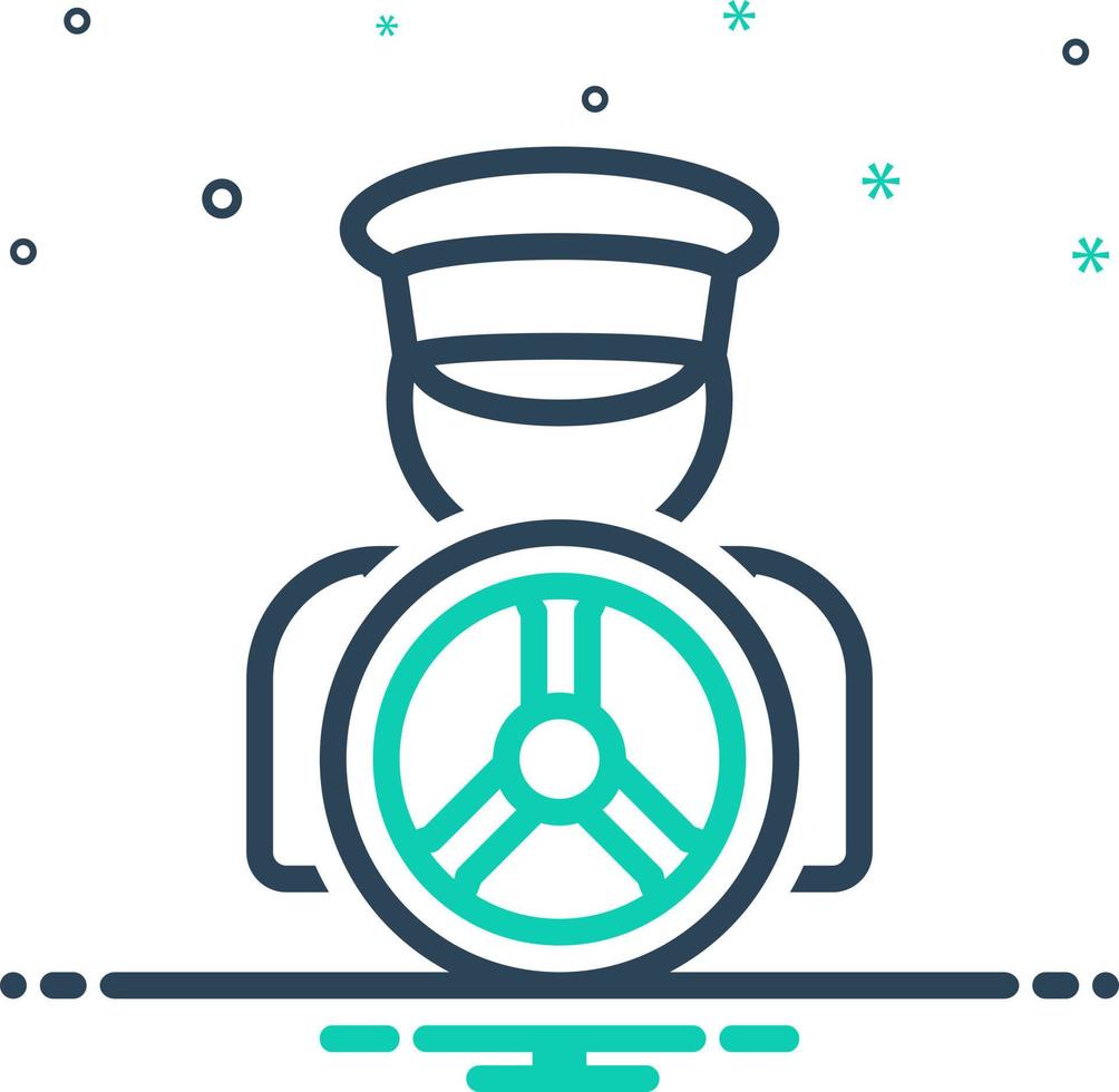 mix icon for drivers vector
