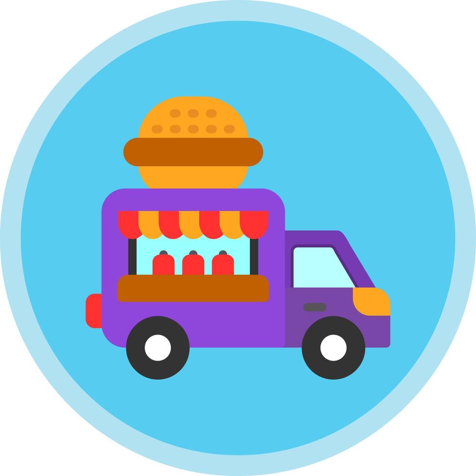 Food Truck Vector Icon Design