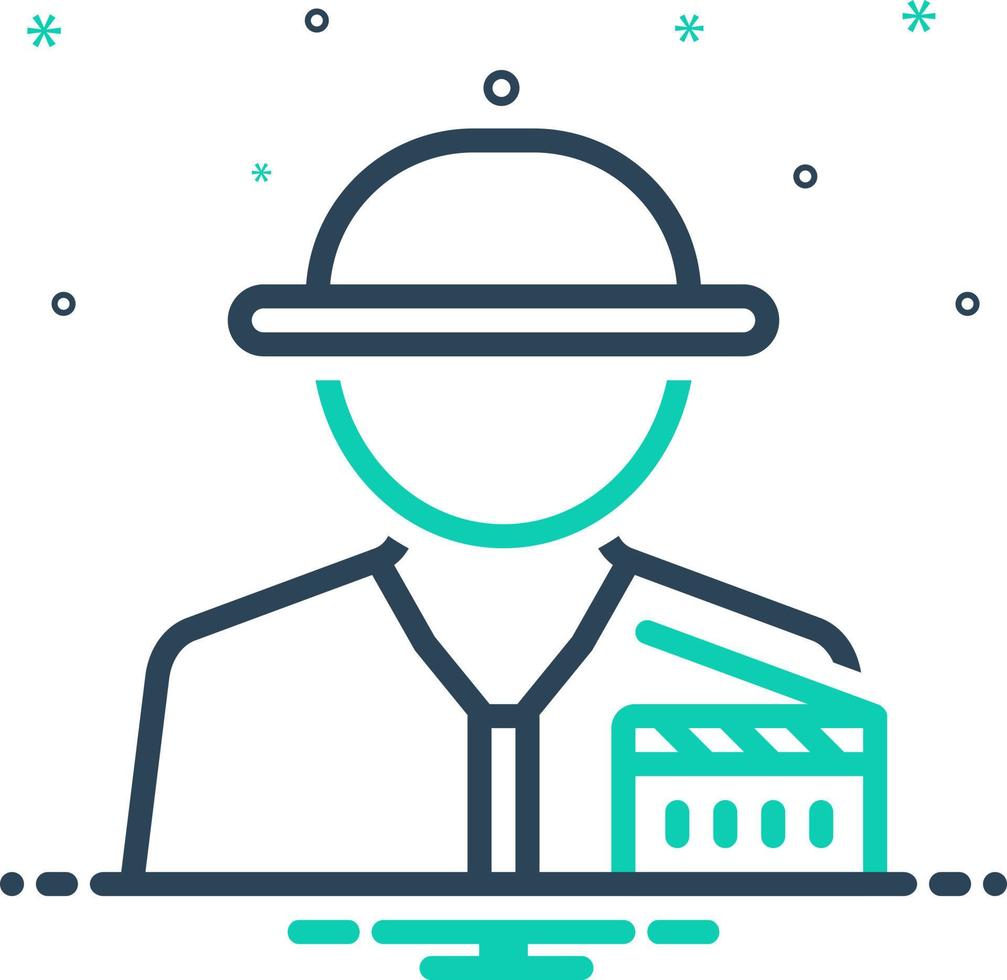 mix icon for producer vector