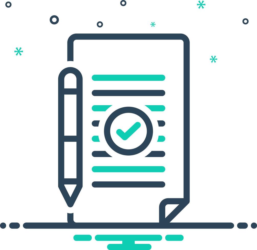 mix icon for submission vector
