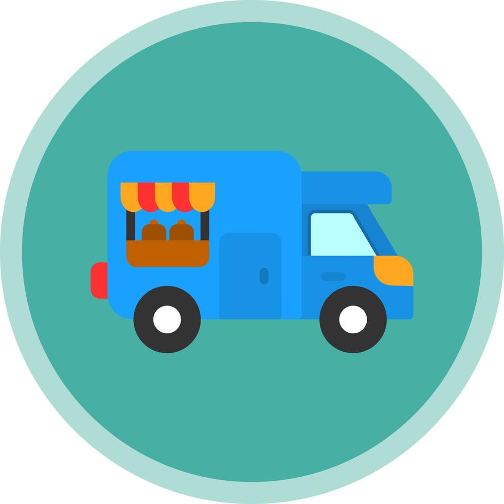 Food Truck Vector Icon Design