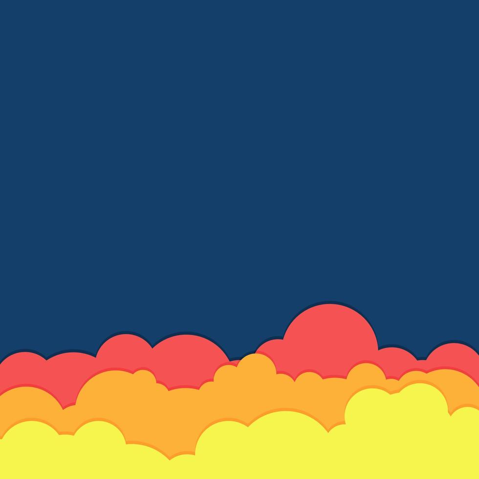 cloud background sunset mood and tone vector