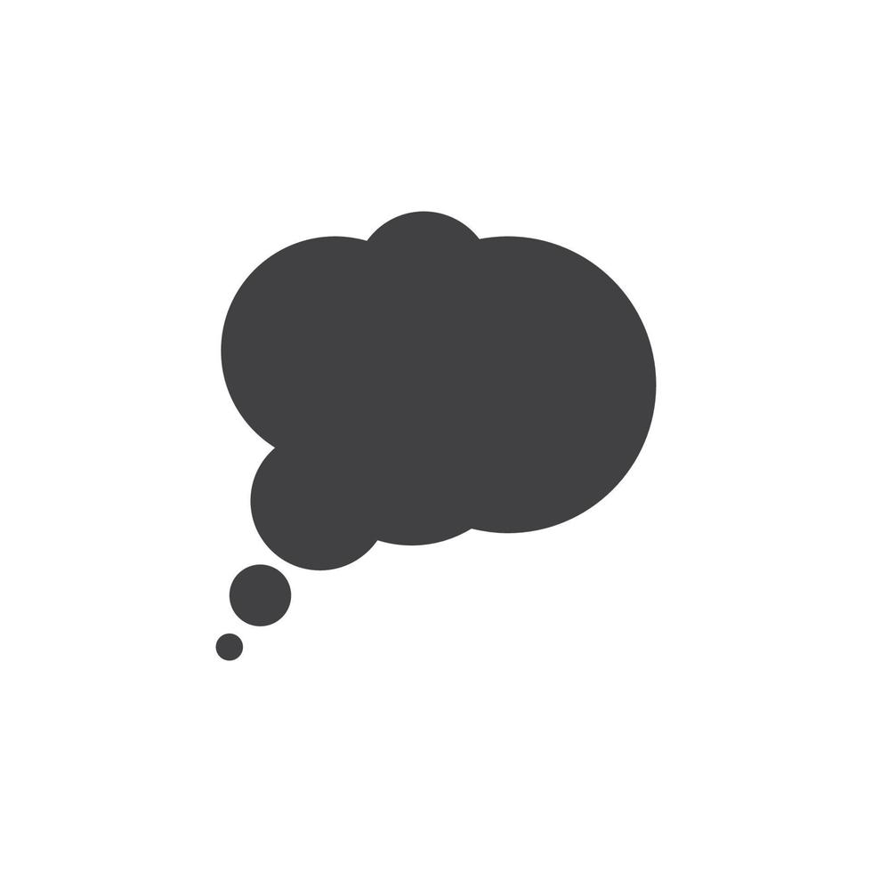 Speech bubble icon vector
