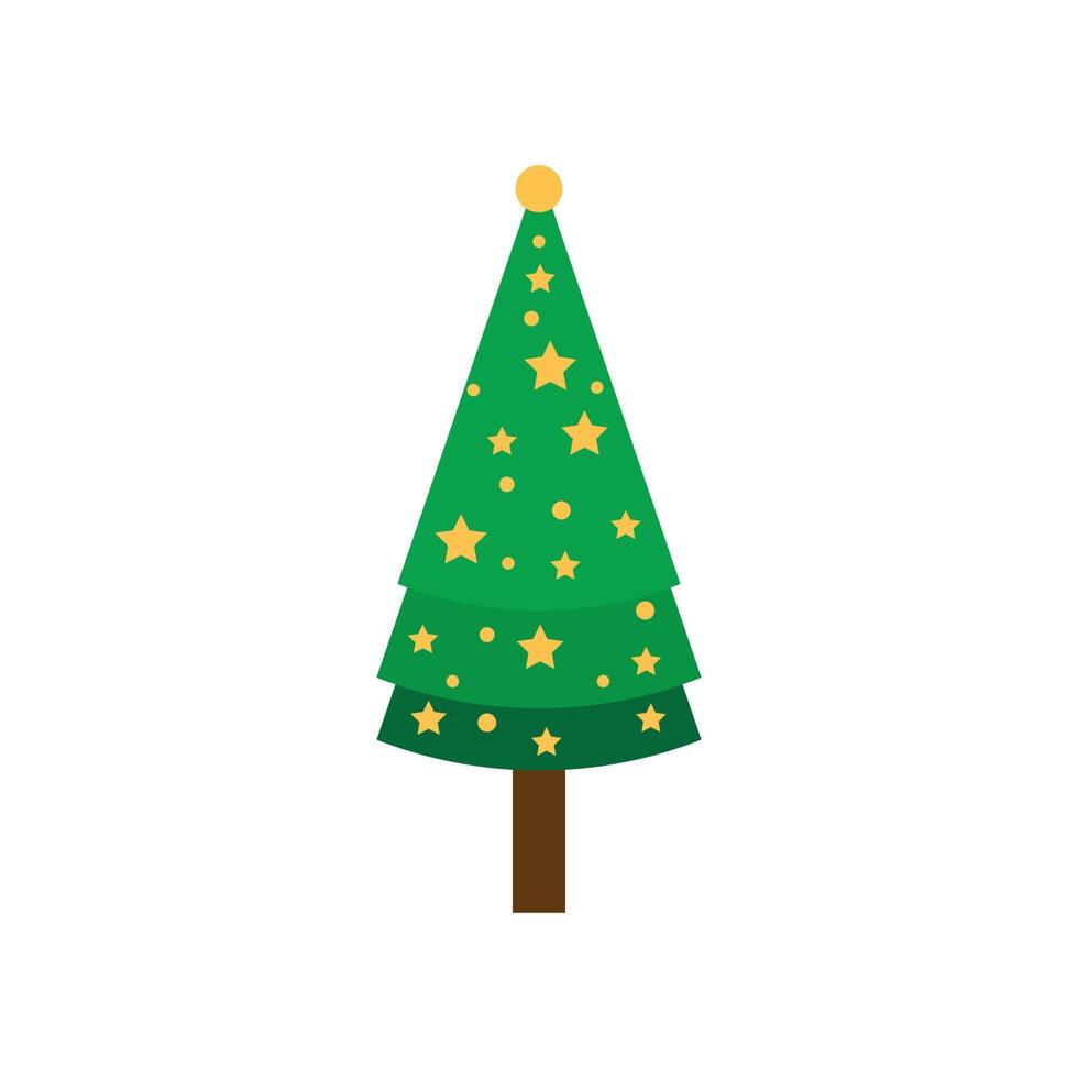 Pine tree illustration vector