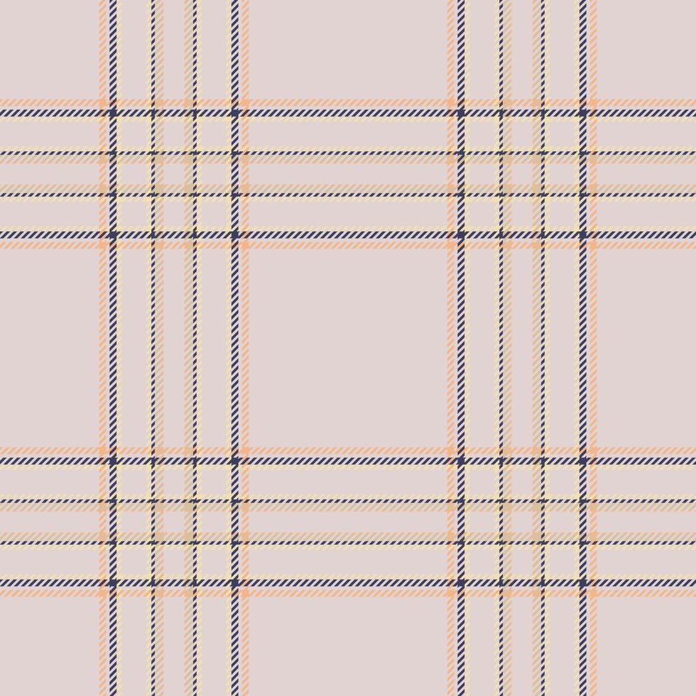 Plaid seamless pattern. Check fabric texture. Vector textile print.