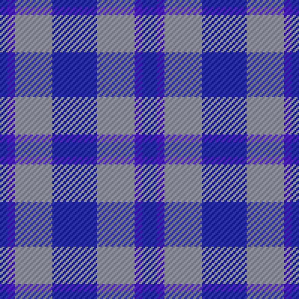 Texture seamless check. Tartan textile pattern. Background plaid vector fabric.