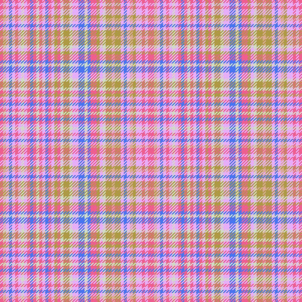 Vector plaid tartan. Background fabric check. Pattern texture textile seamless.