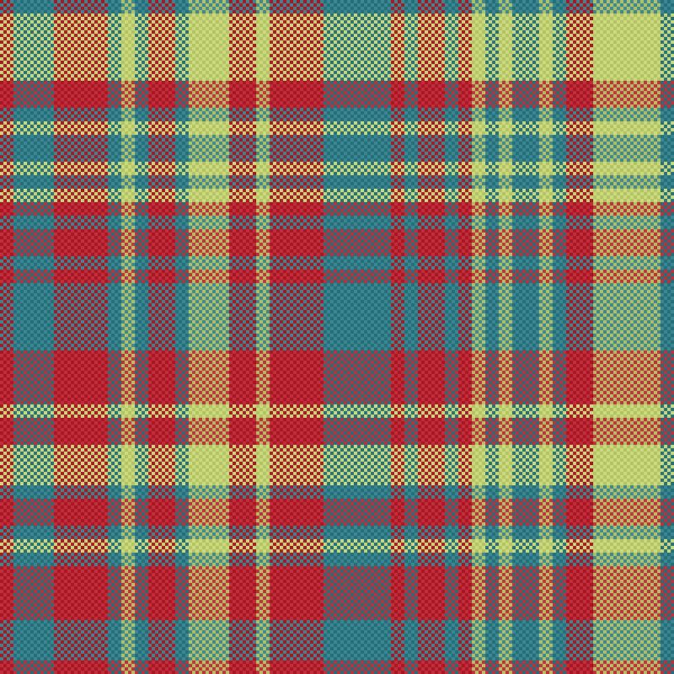 Background vector check. Texture tartan fabric. Seamless pattern textile plaid.