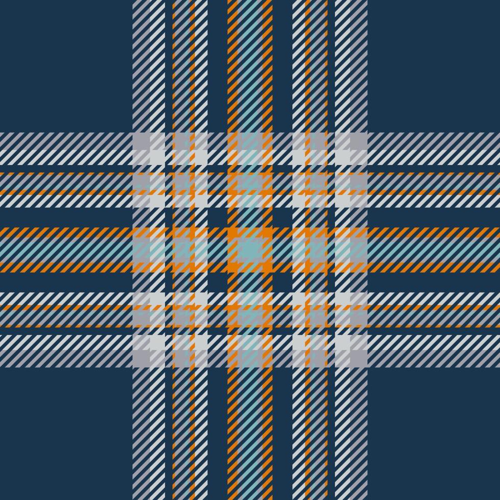 Plaid check pattern. Seamless fabric texture. Tartan textile print. vector