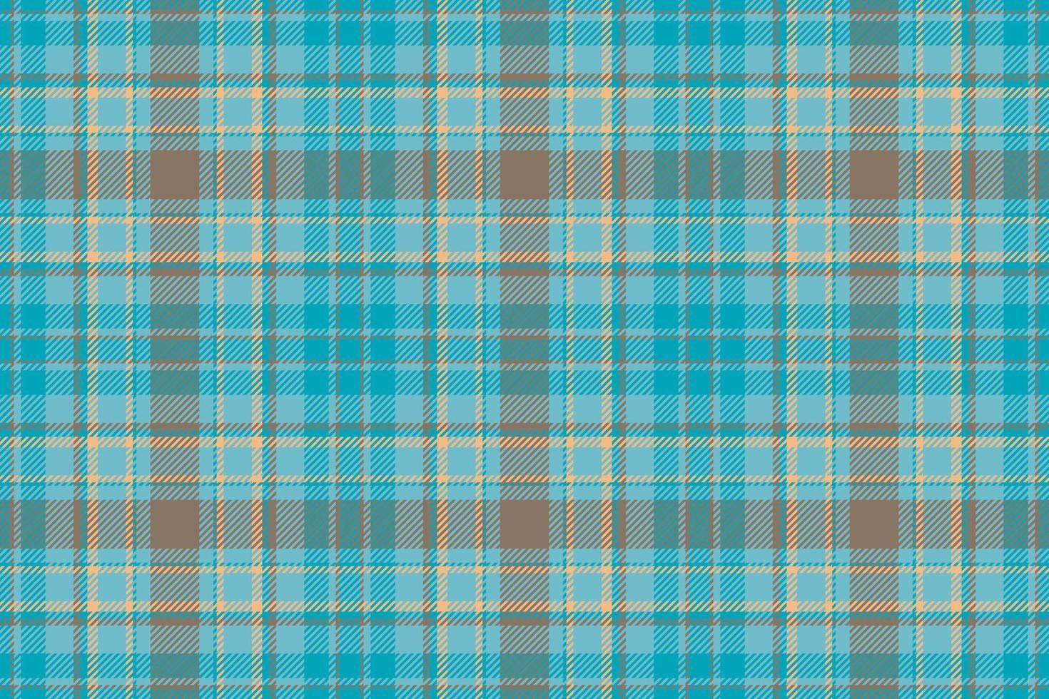 Plaid background, check seamless pattern in blue. Vector fabric texture for textile print, wrapping paper, gift card or wallpaper.