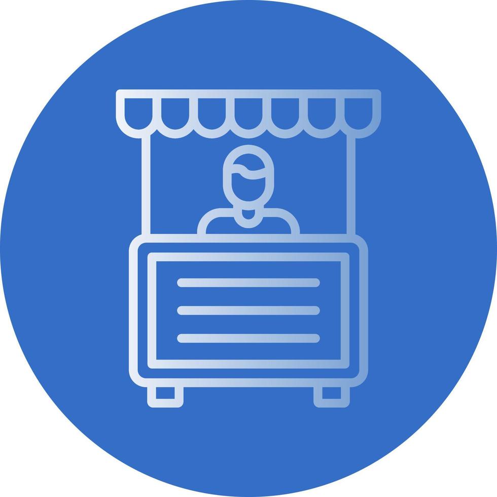 Booth Vector Icon Design
