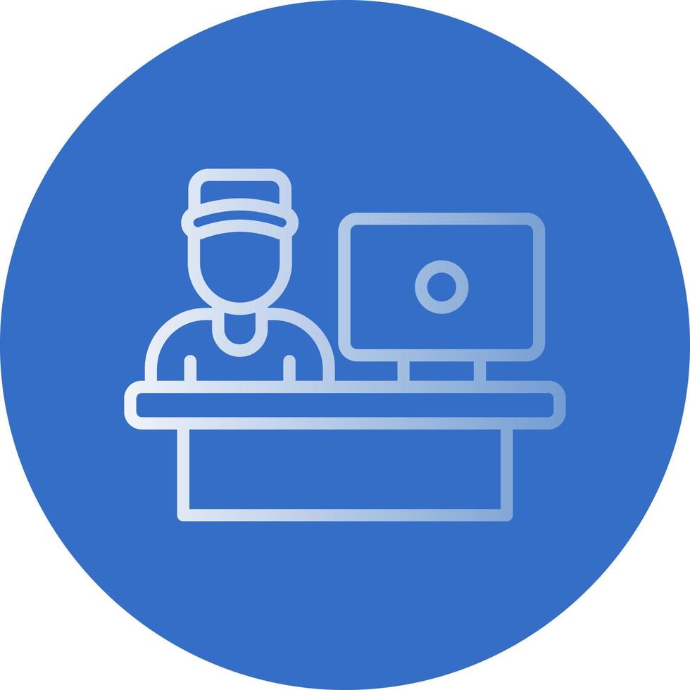 Cashier Vector Icon Design
