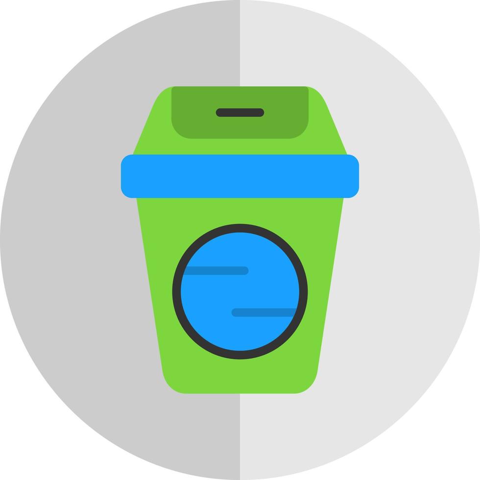 Trash Can Vector Icon Design