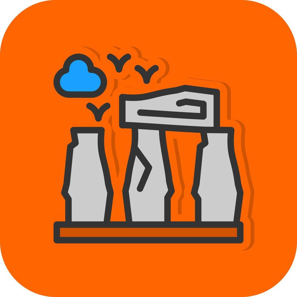 Stonehenge Vector Icon Design