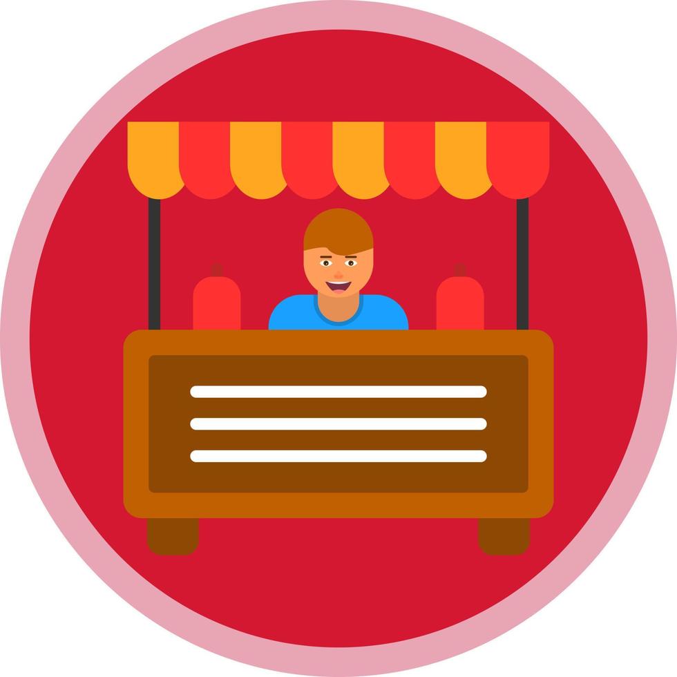 Booth Vector Icon Design