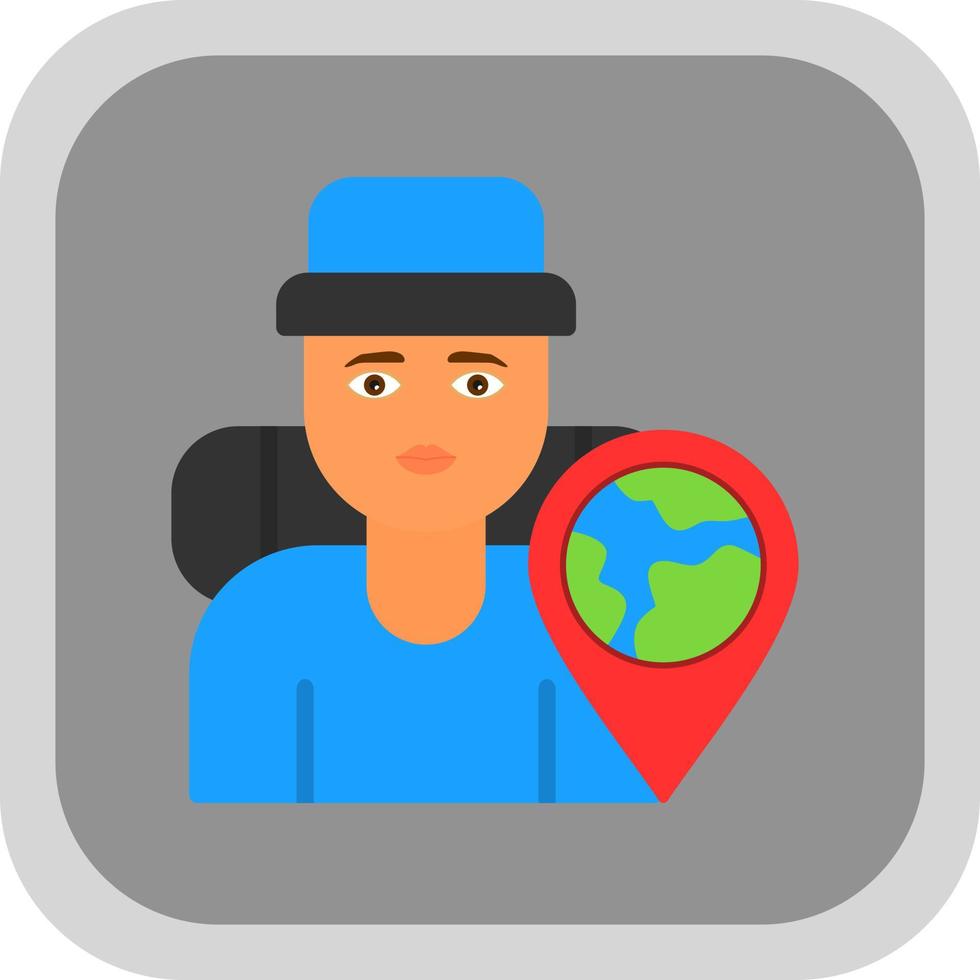 Traveler Vector Icon Design