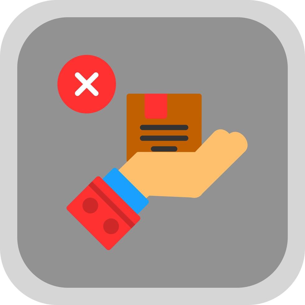 Reject Vector Icon Design