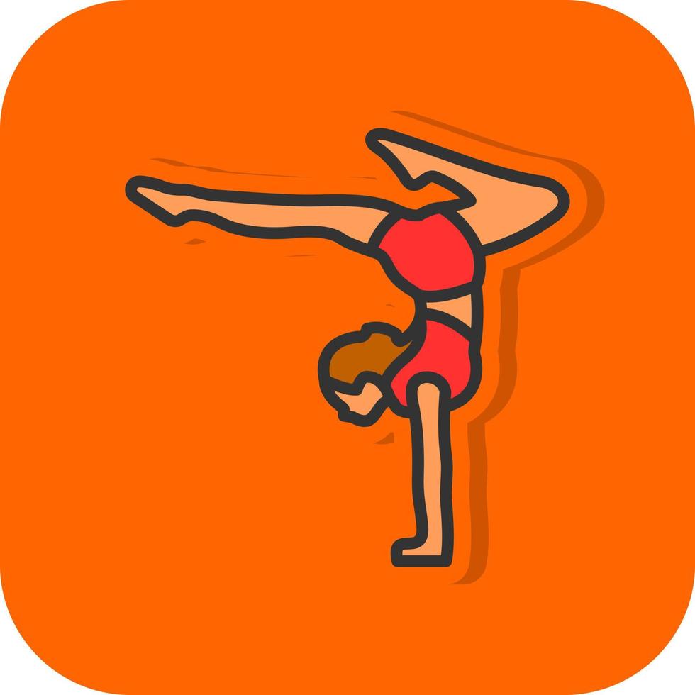 Acrobatic Vector Icon Design