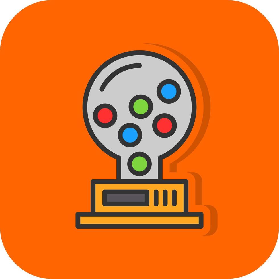 Gumball Machine Vector Icon Design