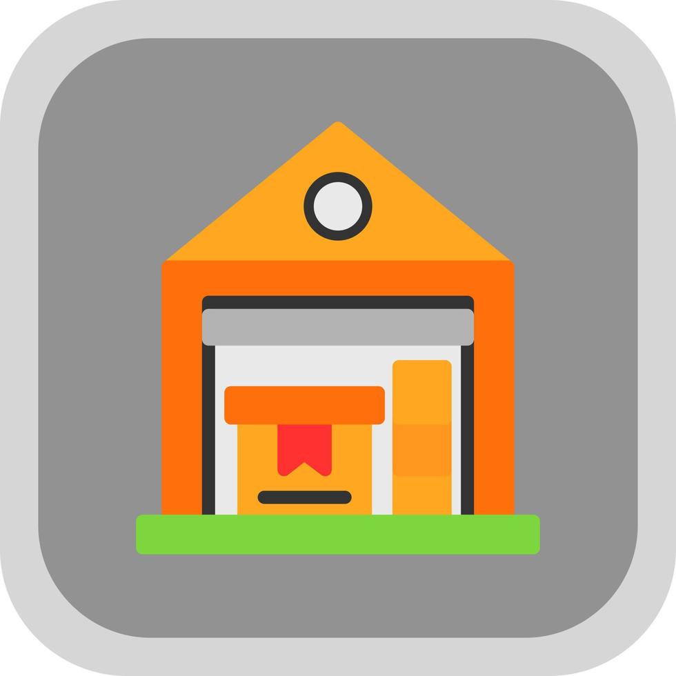 Warehouse Vector Icon Design