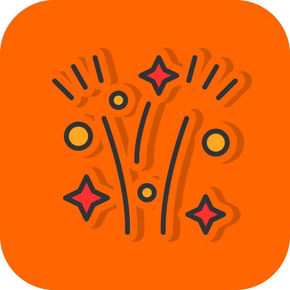 Fireworks Vector Icon Design