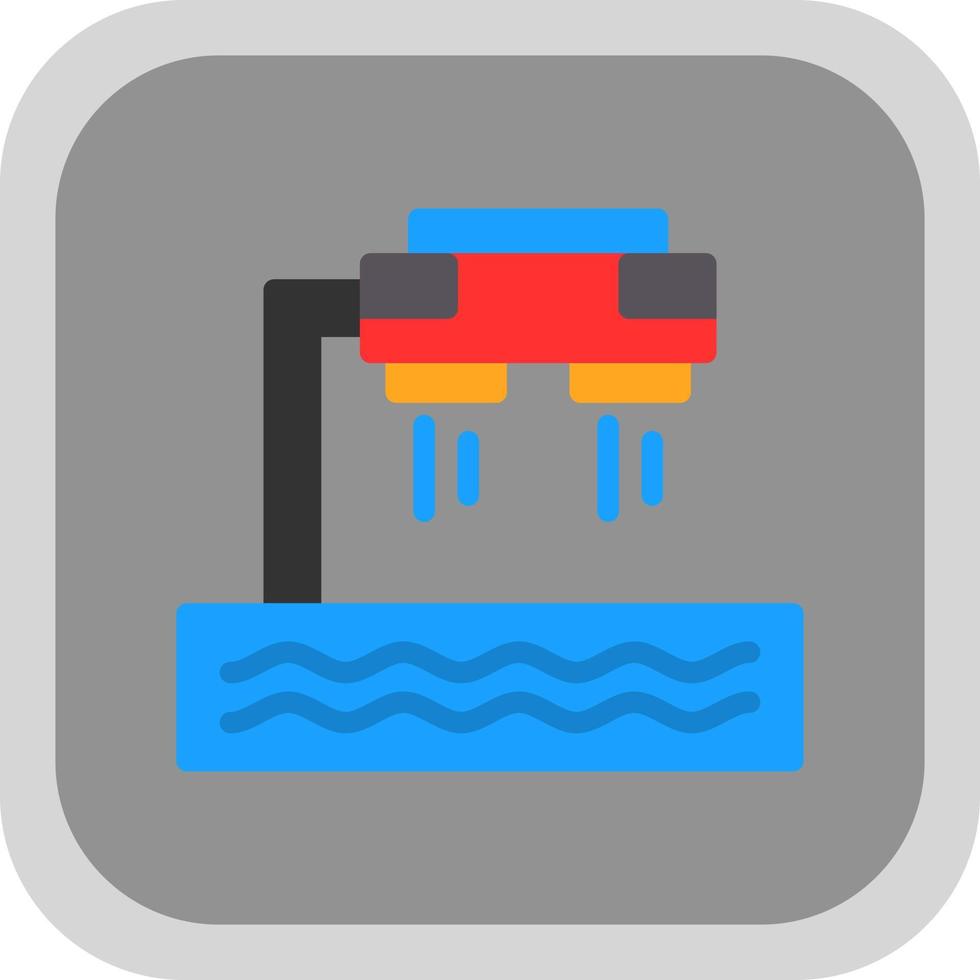 Flyboard Vector Icon Design