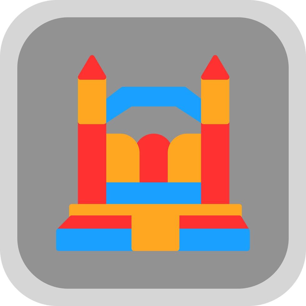 Bouncy Castle Vector Icon Design