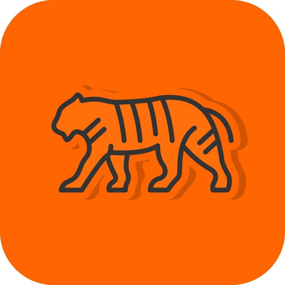 Tiger Vector Icon Design