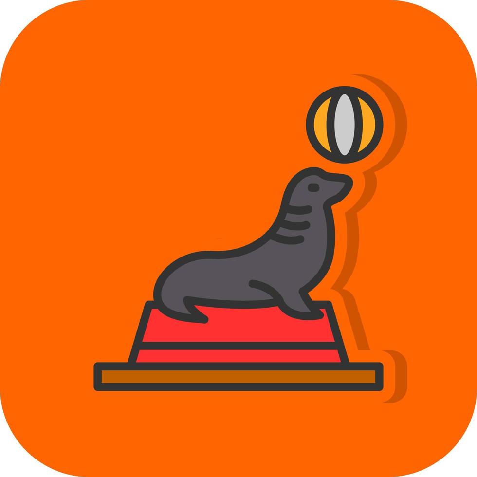 Seal Vector Icon Design