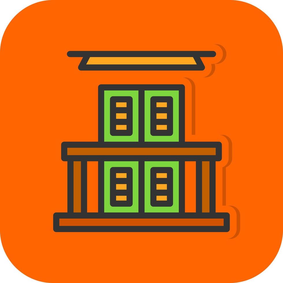 Balcony Vector Icon Design
