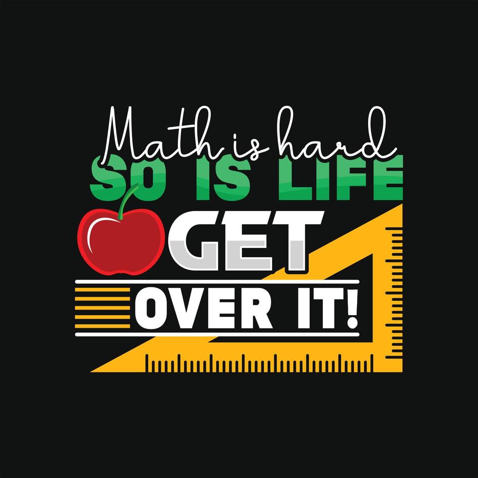 Math T-shirt Design vector