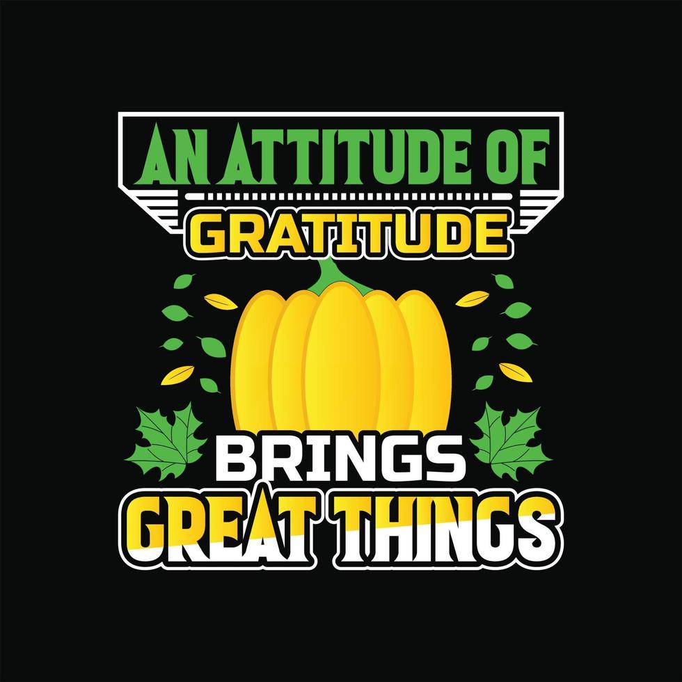 Thanks Giving Day T-shirt Design vector