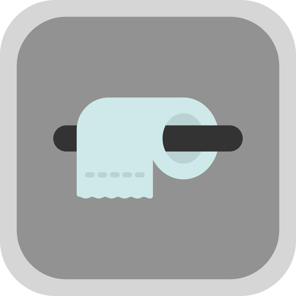 Toilet Paper Vector Icon Design