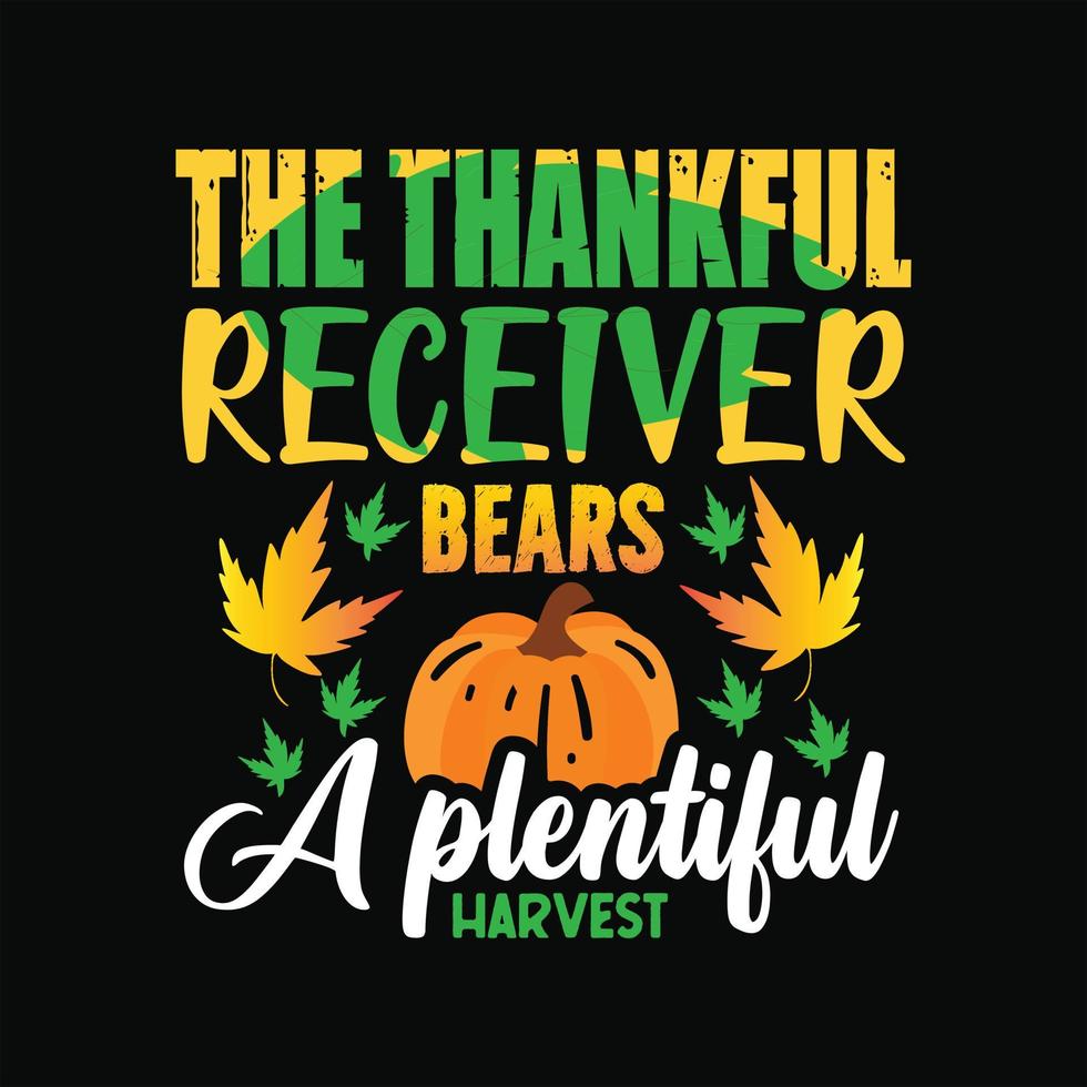 Thanks Giving Day T-shirt Design vector